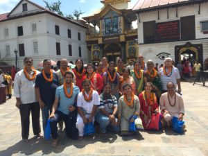 Infront of Pashupatinath Temple