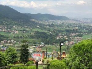 View from Top hill
