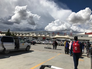 Lhasa airport. fully controlled by Chinese govt.