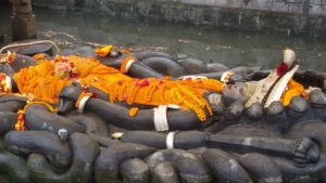 Jal narayan. God sleeping on water
